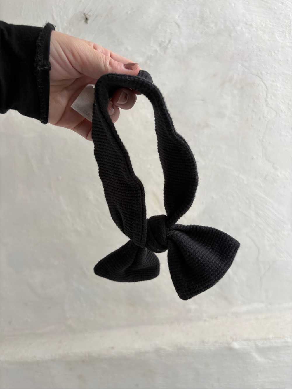 Spearmint Organic Waffle Knot baby Bow